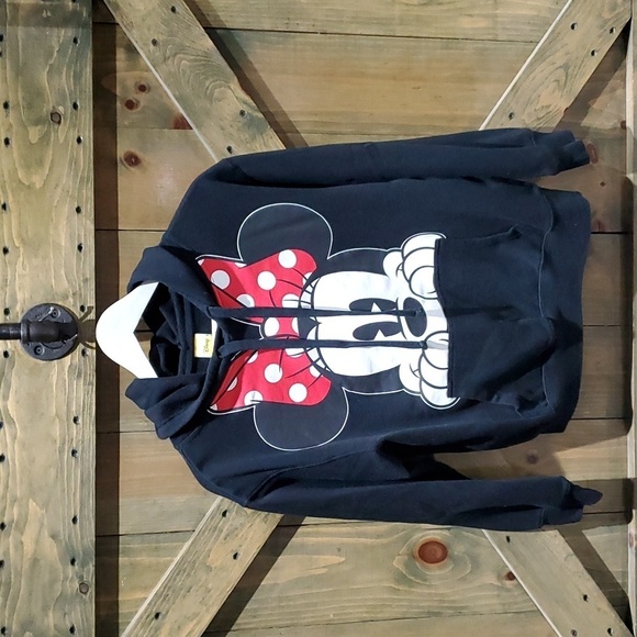 MINNIE MOUSE HOODIE W HAND WARMER SIZE SMALL - Picture 1 of 7